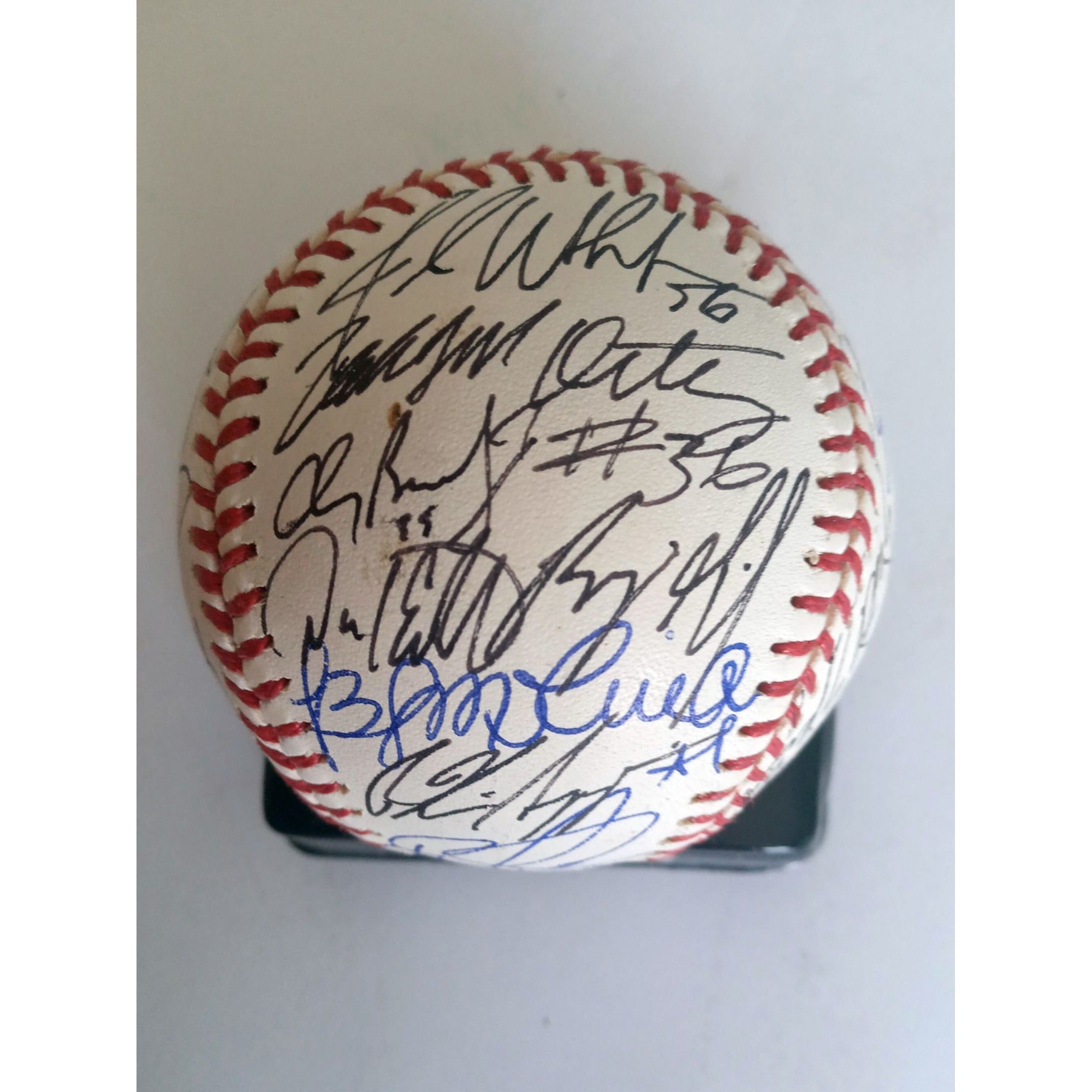 California Angels 2002 World Series champions team signed MLB official ball signed with proof