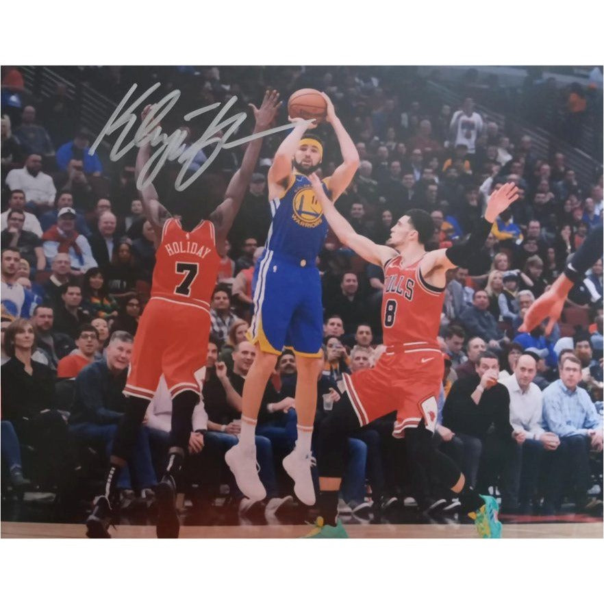 Klay Thompson 8x10 photo signed with proof - Awesome Artifacts 