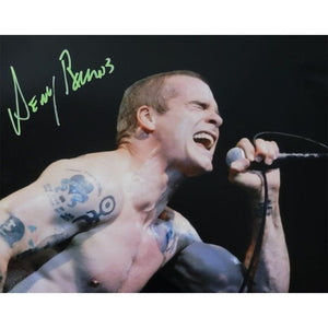 Henry Rollins Black Flag 8 x 10 photo signed with proof