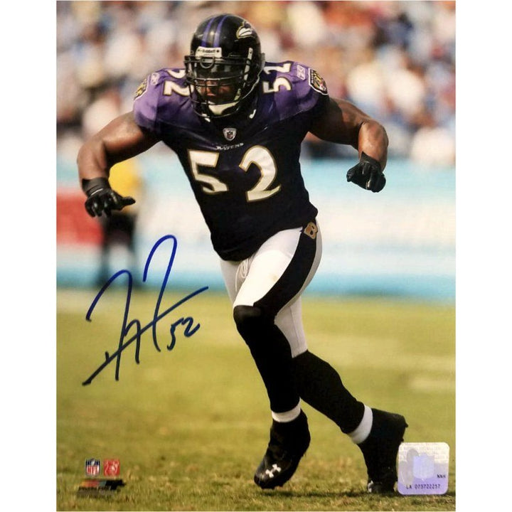 Ray Lewis Baltimore Ravens 8x10 photo signed