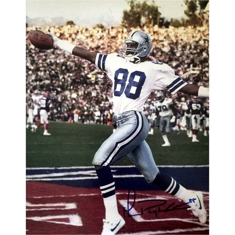 Michael Irvin 8x10 photo signed with proof
