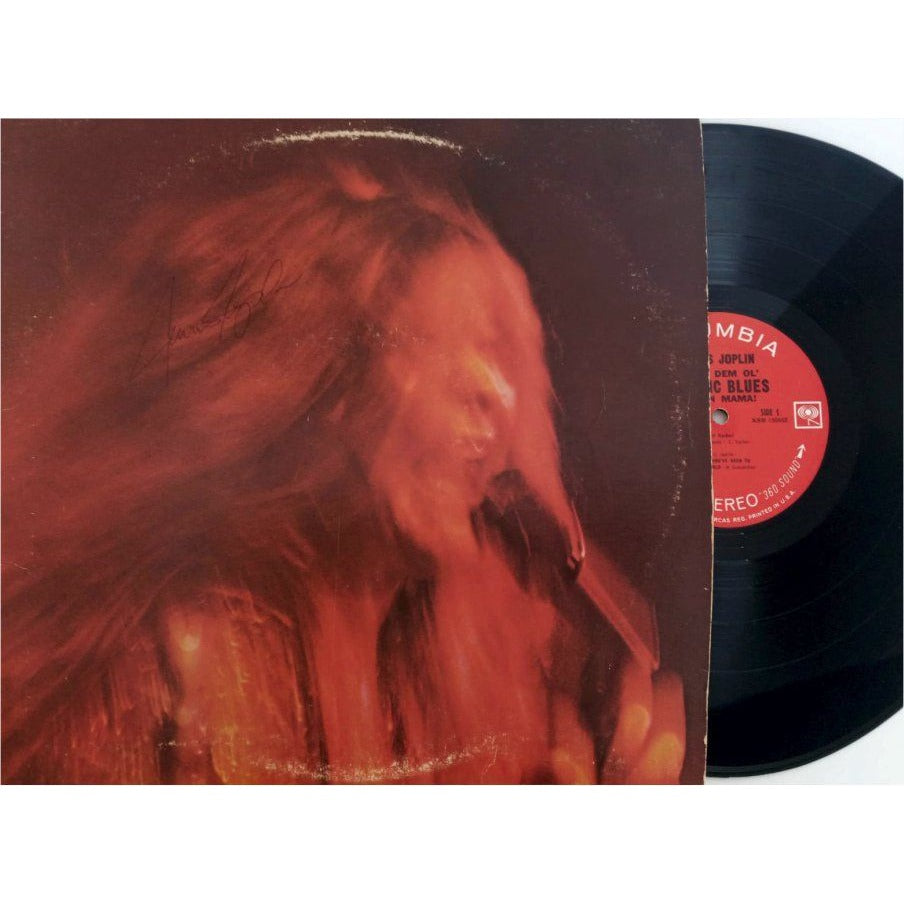 Janis Joplin LP signed