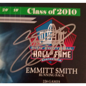 Emmitt Smith Dallas Cowboys 8x10 photo sign with proof