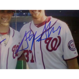 Bryce Harper and Stephen Strasburg 8 x 10 signed photo