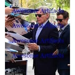 Harrison Ford Steven Spielberg George Lucas Shia LaBeouf signed posterw proof