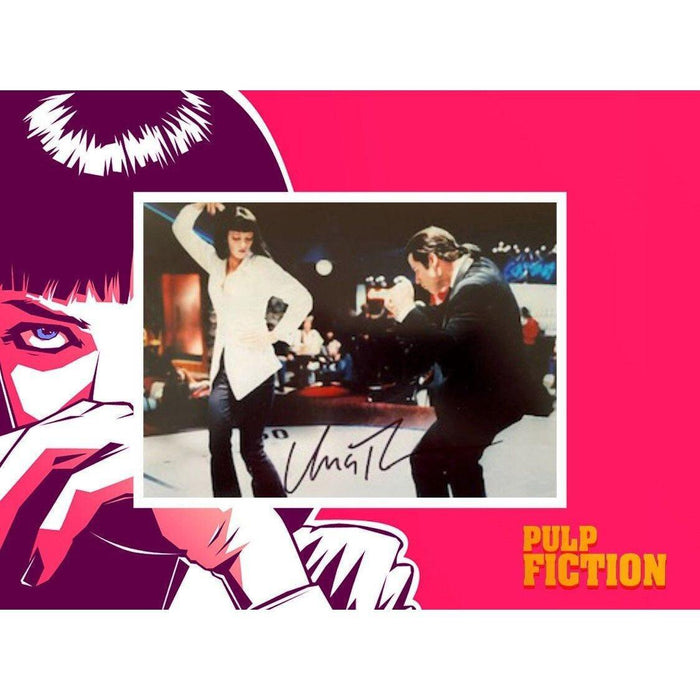 Uma Thurman Mia Wallace Pulp Fiction 5 x 7 photo signed with proof