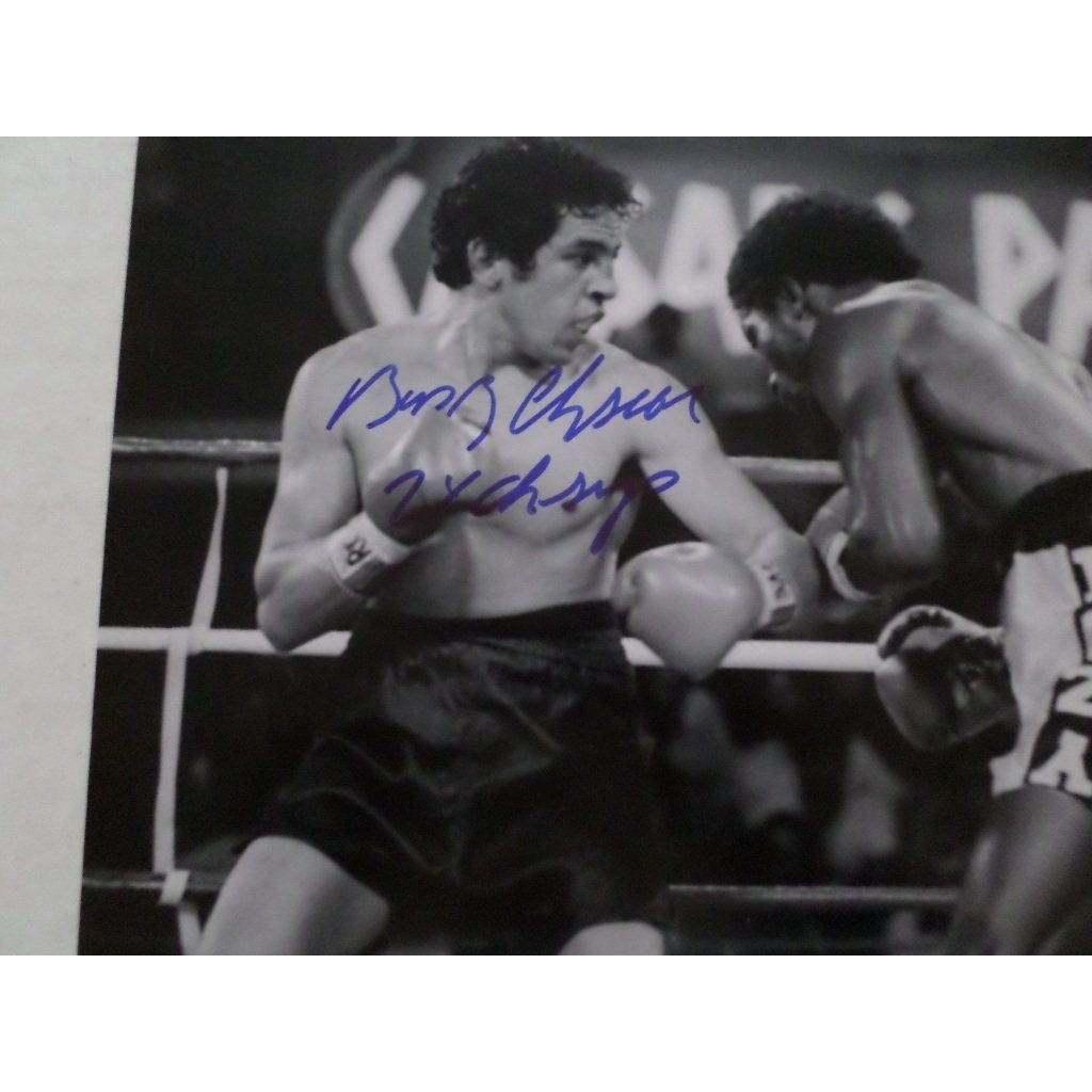 Bobby Chacon 8 by 10 sign photo