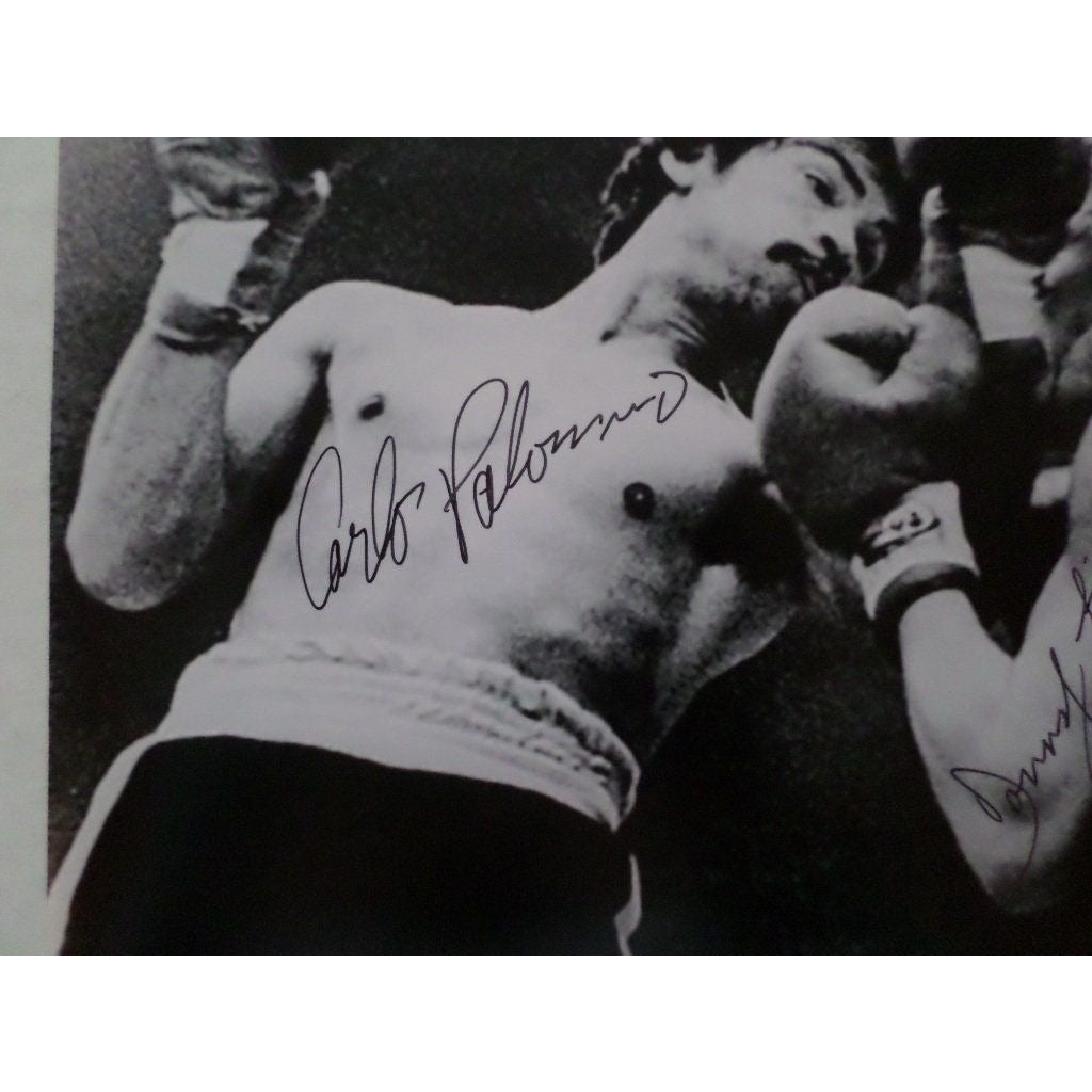 Carlos Palomino and Danny Little Red Lopez 8 x 10 signed photo
