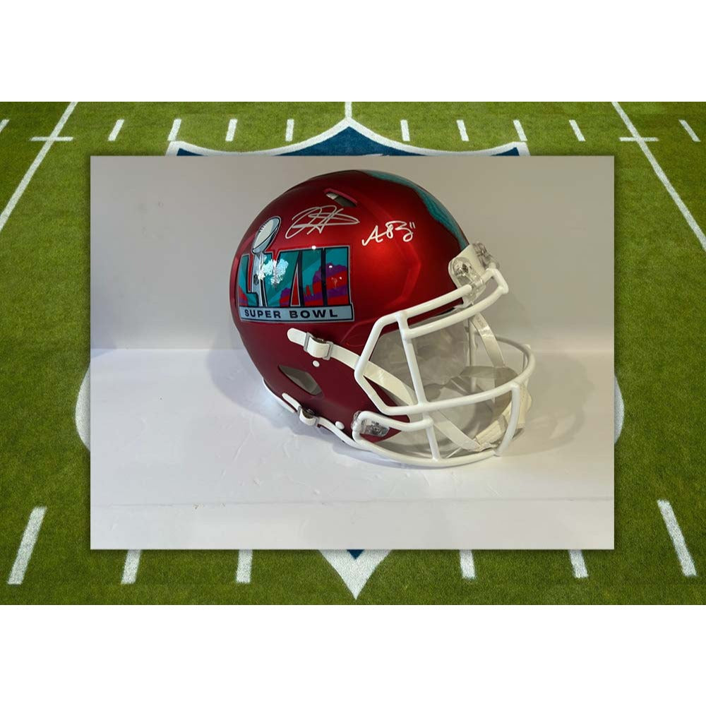 Jalen Hurts & AJ Brown Super Bowl 57 Speed Replica full size