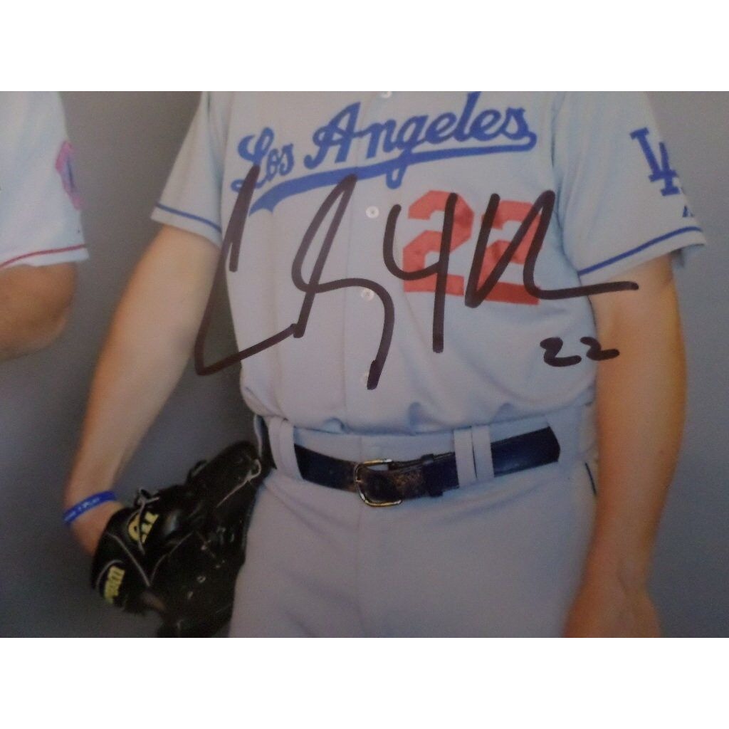 Mike Trout and Clayton Kershaw 8 by 10 signed photo with proof - Awesome Artifacts 