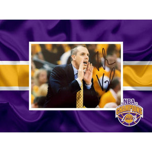 Frank Vogel Los Angeles Lakers 5 x 7 photo signed