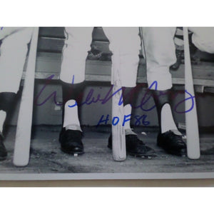 Willie Mays Orlando Cepeda and Willie McCovey 8 by 10 sign photo