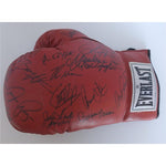 Load image into Gallery viewer, Jake LaMotta Marvin Hagler Carmen Basilio boxing Legend signed glove with proof
