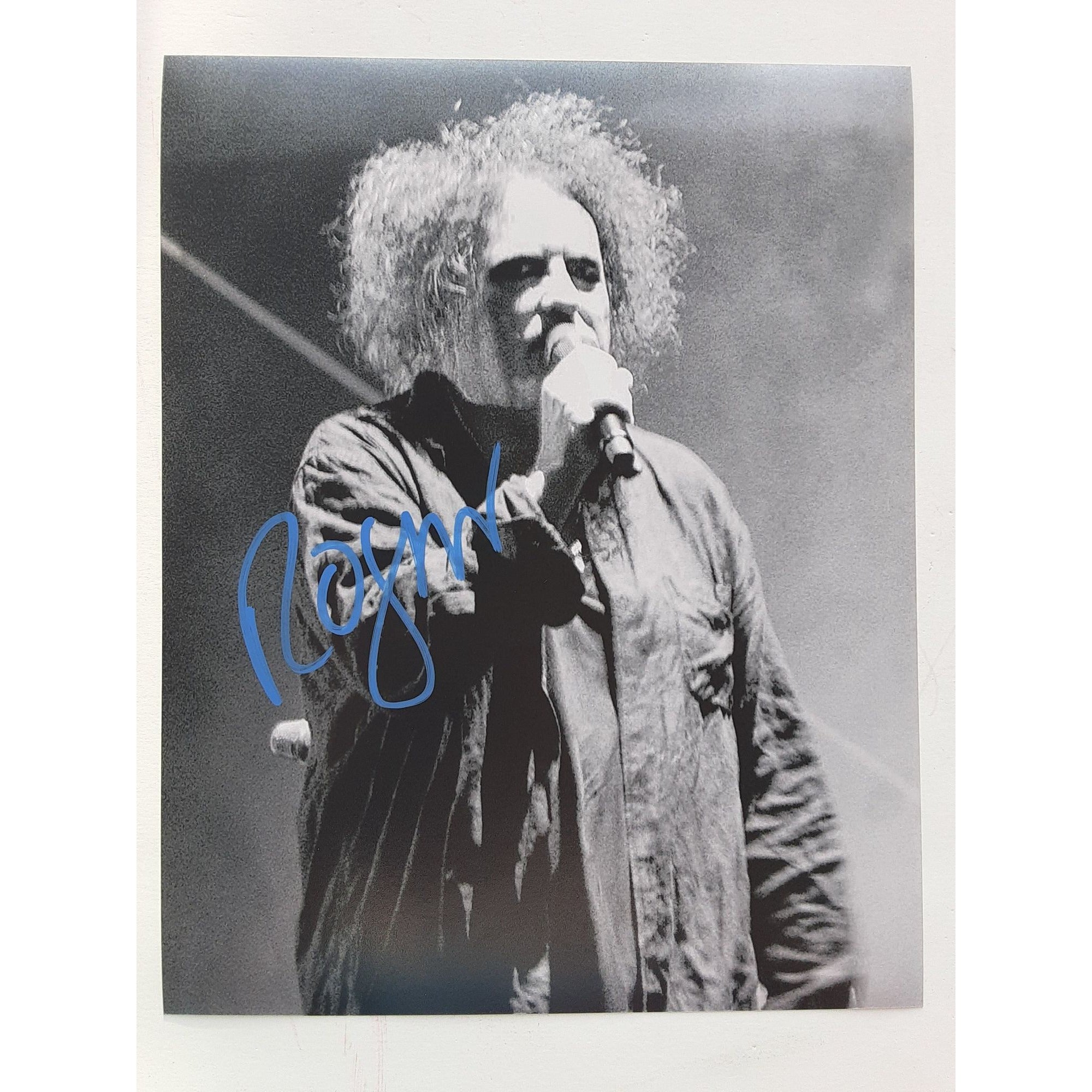 Robert Smith of the Cure 8 x 10 signed photo with proof - Awesome Artifacts 