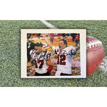 Load image into Gallery viewer, Tom Brady and Rob Gronkowski Tampa Bay Buccaneers 8x10 photo signed with proof
