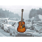 Load image into Gallery viewer, Woodstock Neil Young, CSNY, The Who, CCR signed guitar
