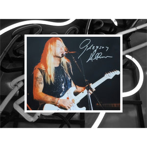 Gregg Allman of the Allman Brothers 8x10 photo signed with proof