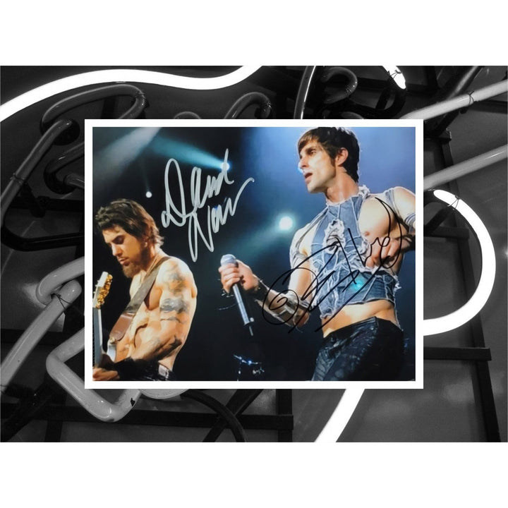 Jane's Addiction Dave Navarro Perry Farrell 8 by 10 photo signed