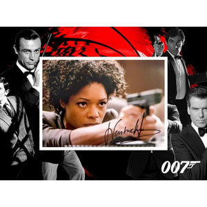 Naomie Harris Miss Moneypenny James Bond 5 x 7 photo signed