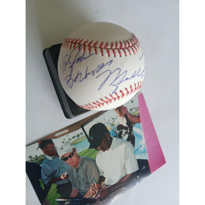 Michael Jordan personalized baseball signed with proof
