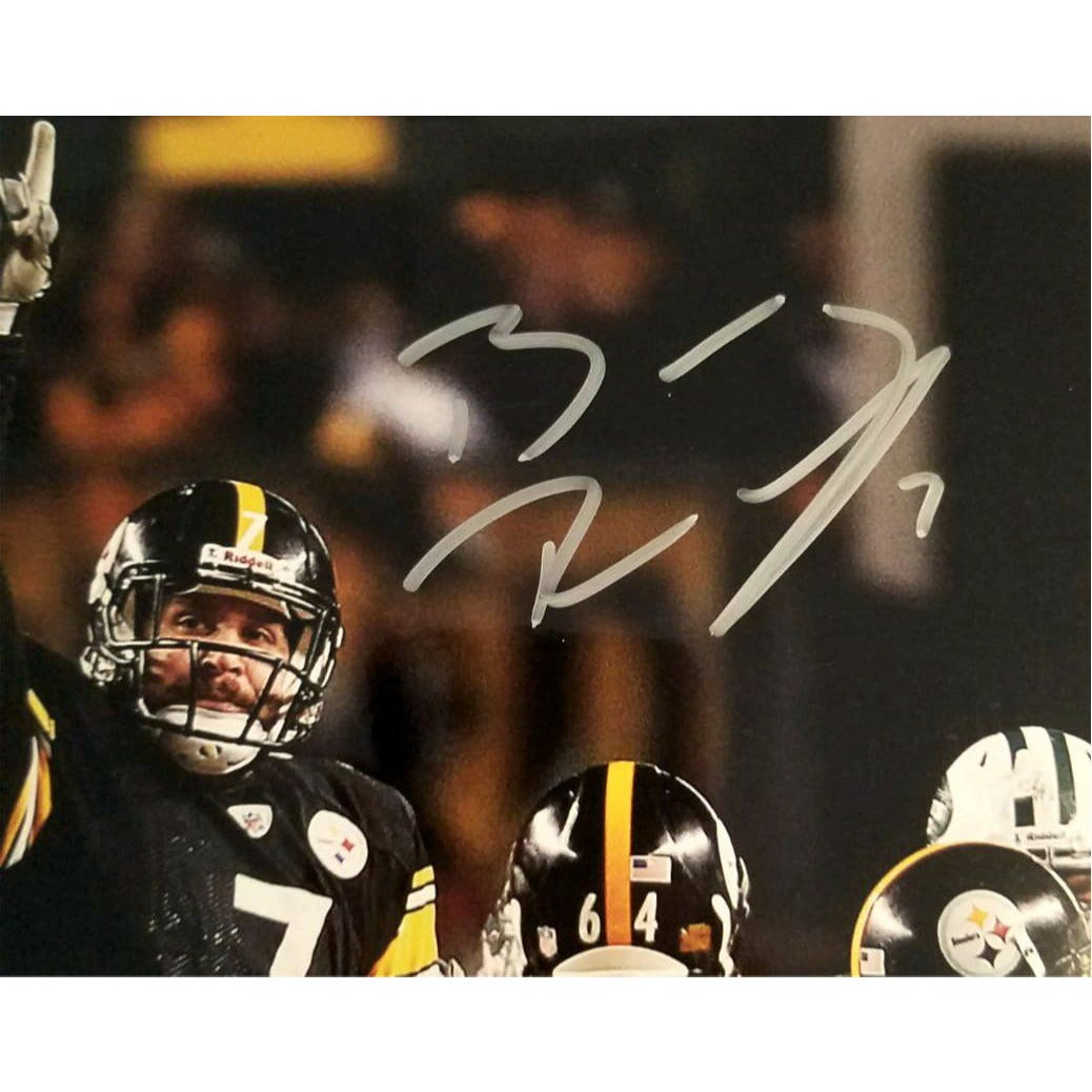 Ben Roethlisberger Pittsburgh Steelers 8x10 photo sign with proof