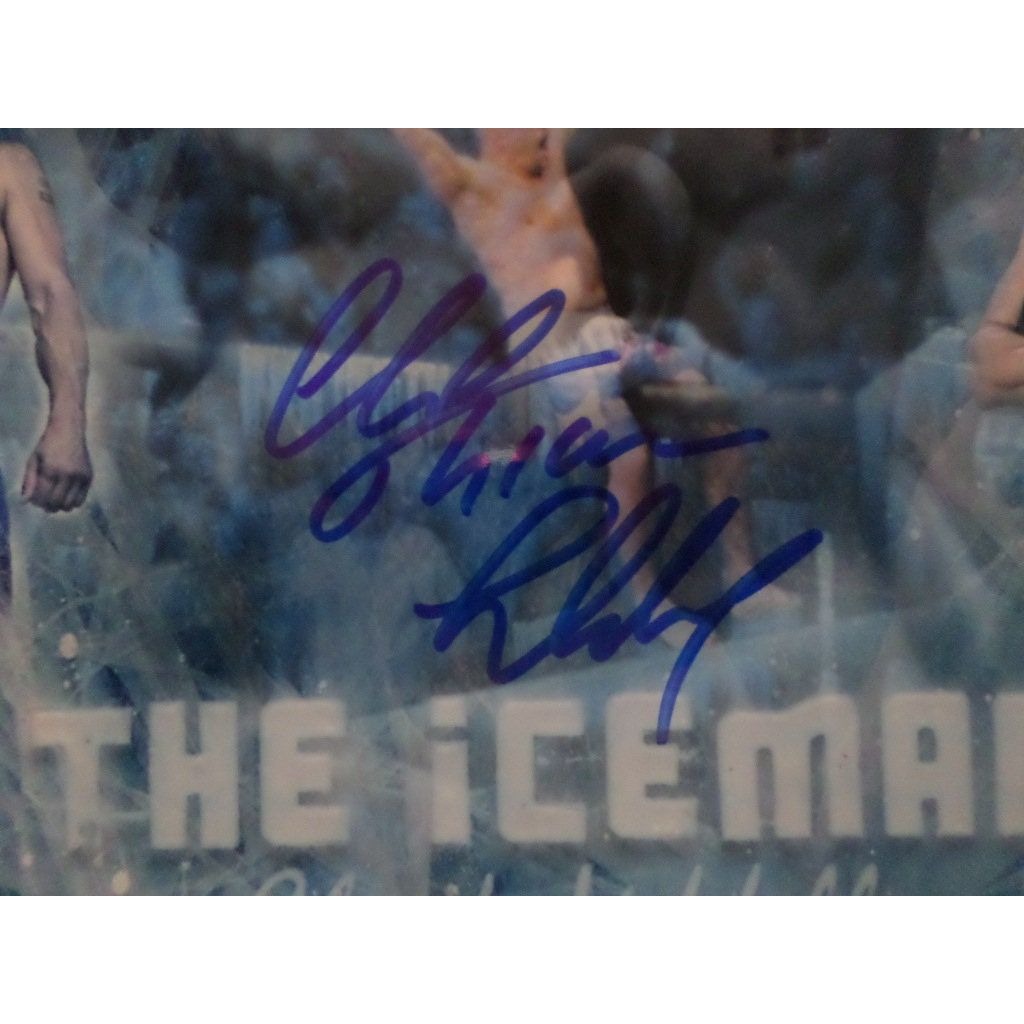 Chuck the Iceman Liddell 8 by 10 signed photo
