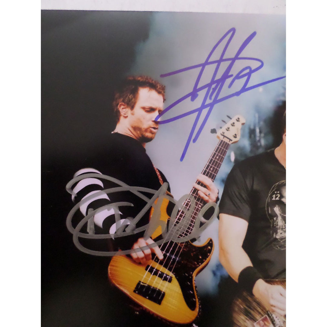 Scott Sapp, Mark Tremonti, Creed signed 8 by 10 photo - Awesome Artifacts 