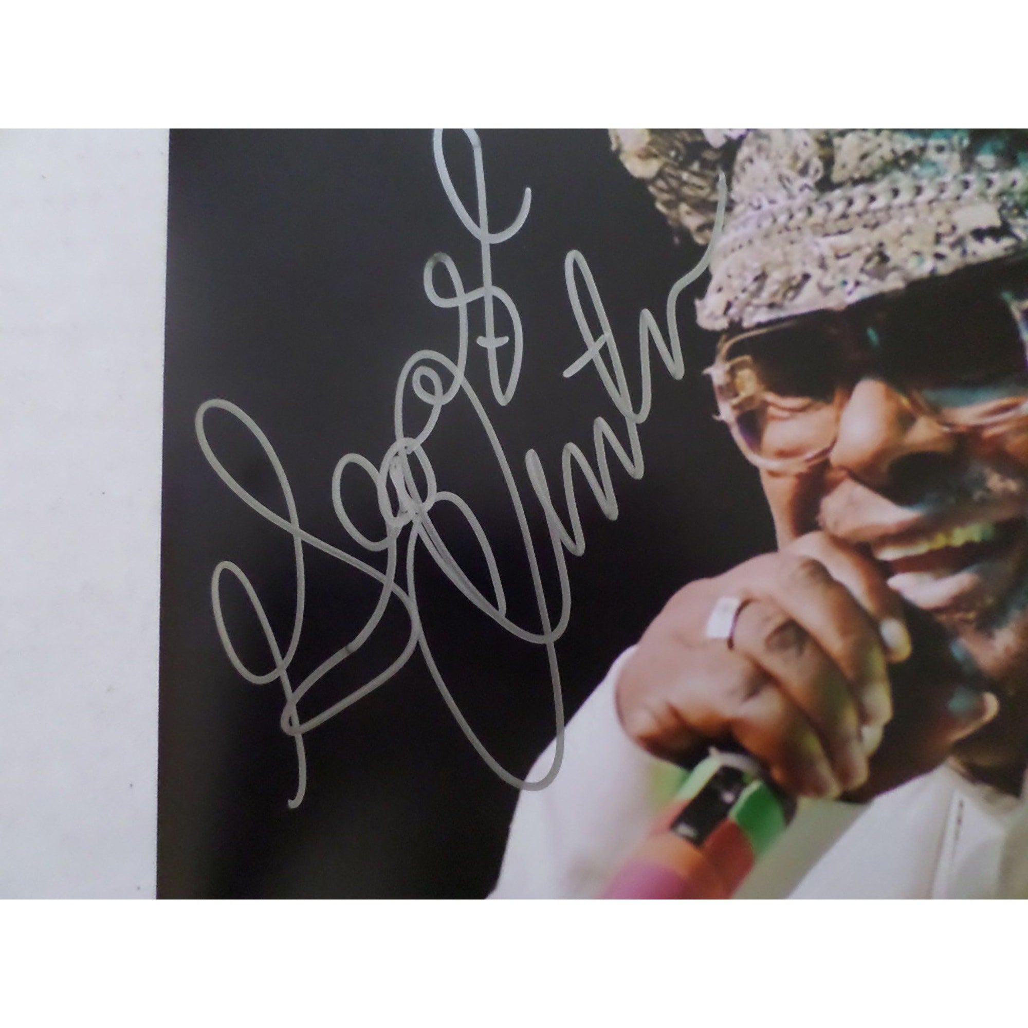 George Clinton 8 x 10 signed photo with proof