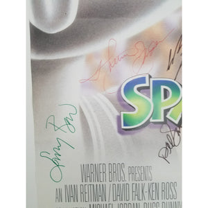 Space Jam Michael Jordan Charles Barkley Bill Murray Larry Bird 24x36 original movie poster signed with proof