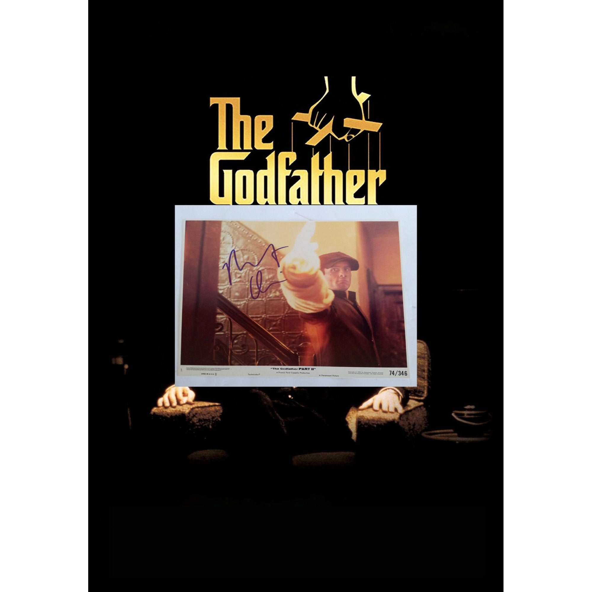 Robert De Niro III original lobby card 1972 the Godfather 8x10 signed with proof