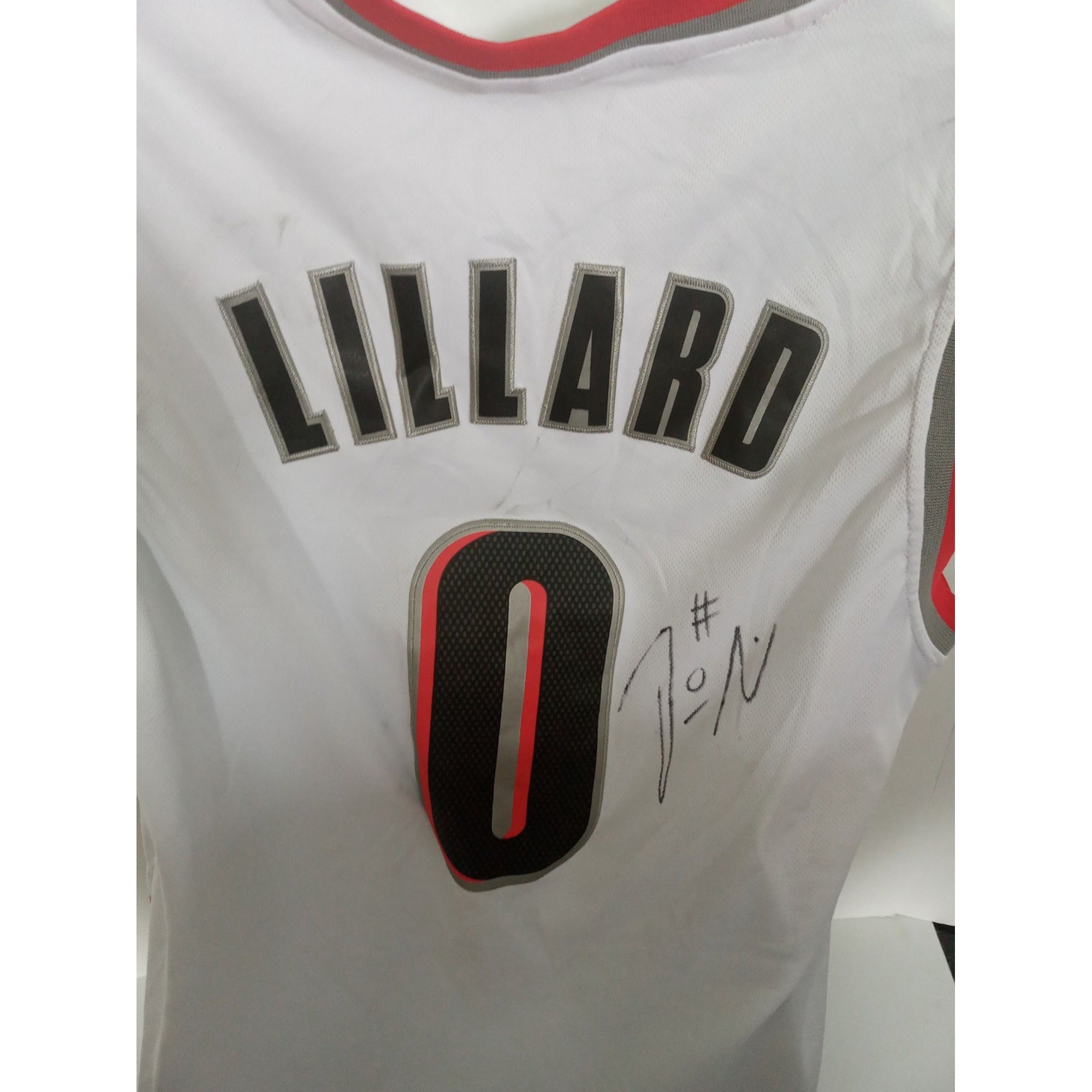Damian Lillard Portland Trail Blazers jersey signed with proof