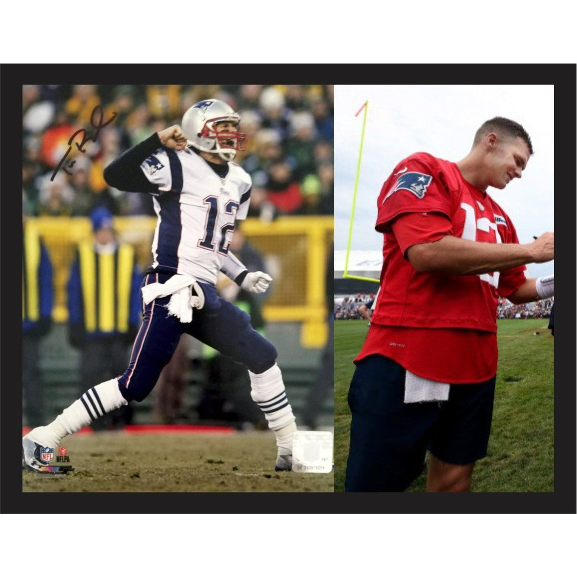 Tom Brady New England Patriots 8x10 photo signed with proof