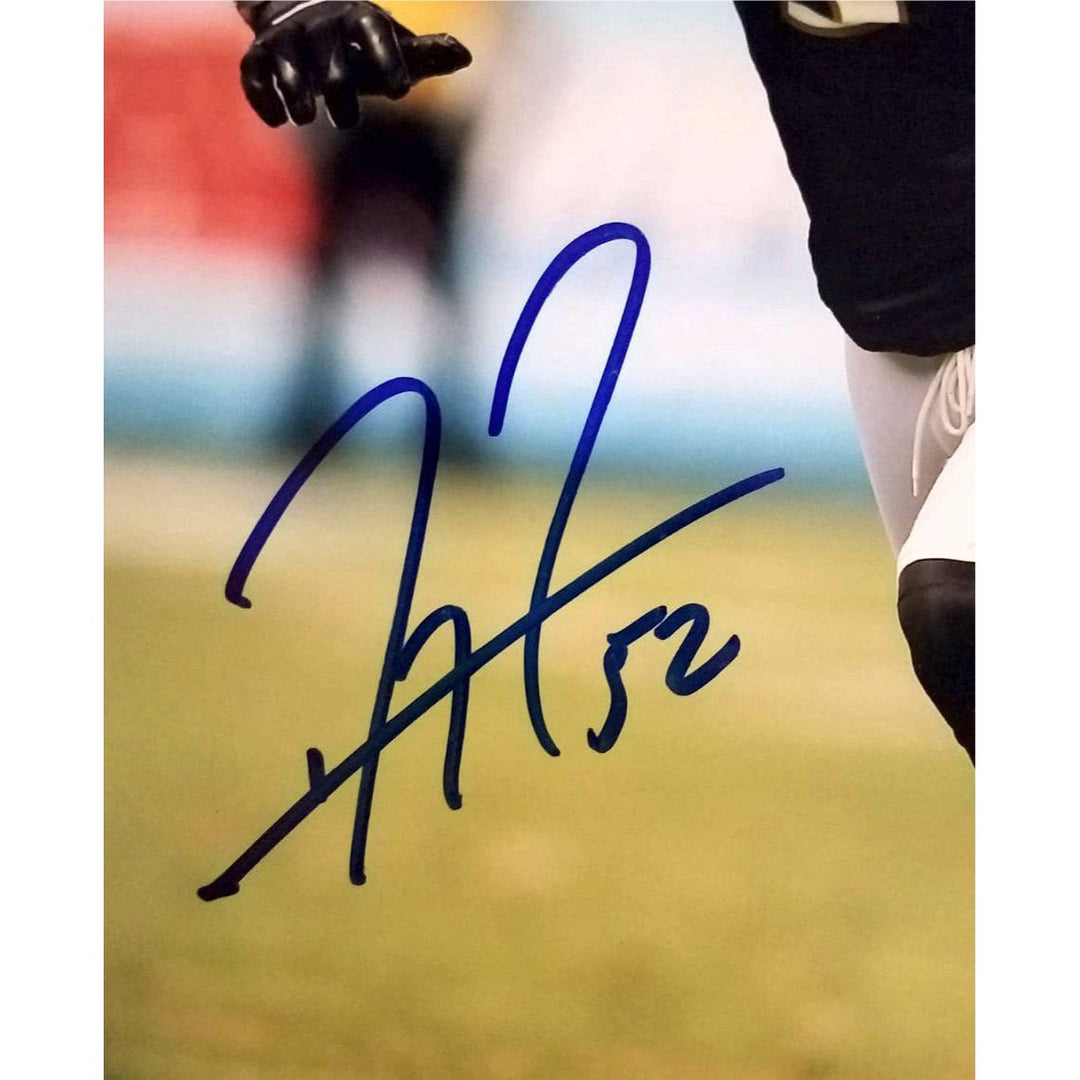 Ray Lewis Baltimore Ravens 8x10 photo signed