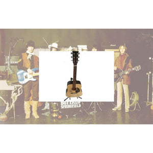 Neil Young, Buffalo Springfield Huntington acoustic guitar signed with proof