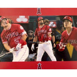 Load image into Gallery viewer, Shohei Ohtani Mike Trout Albert Pujols 8x10 signed with proof
