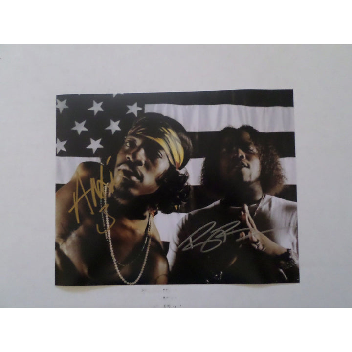 Outkast, Andre 3000, and Big Boi 8 by 10 signed photo with proof - Awesome Artifacts 