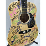 Load image into Gallery viewer, Michael Jackson , Mick Jagger, Madonna, Bruce Springsteen signed guitar with proof
