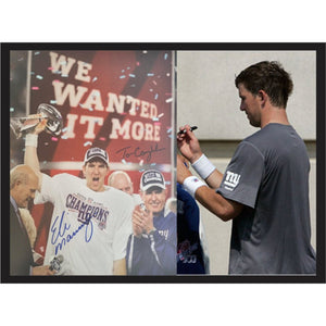 Eli Manning and Tom Coughlin New York Giants 11 x 14 photo signed