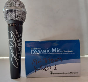 Anthony Kiedis signed microphone with proof