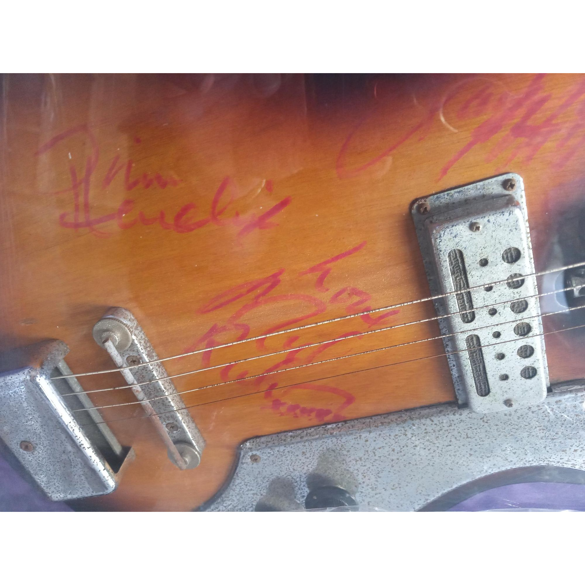 Jimi hendrix signed guitar price deals
