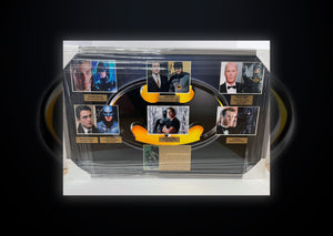 Batman Adam West, Michael Keaton, Christian Bale, Robert Pattinson, George Clooney, Ben Affleck 5x7 photos framed and signed with proof