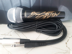 Bruce Springsteen signed microphone with proof