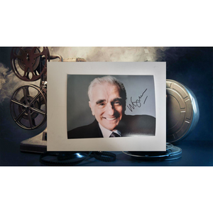 Martin Scorsese 5 x 7 photograph signed