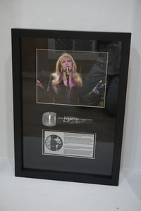 Stevie Nicks-Fleetwood Mac signed and framed microphone with proof
