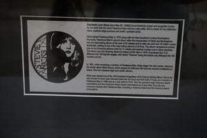 Stevie Nicks-Fleetwood Mac signed and framed microphone with proof