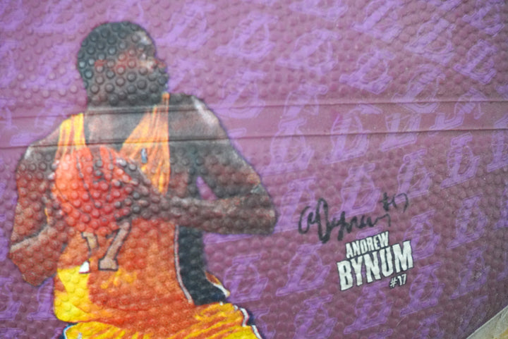 Los Angeles Lakers Kobe Bryant, Andrew Bynum, Pau Gasol basketball with proof - Awesome Artifacts 