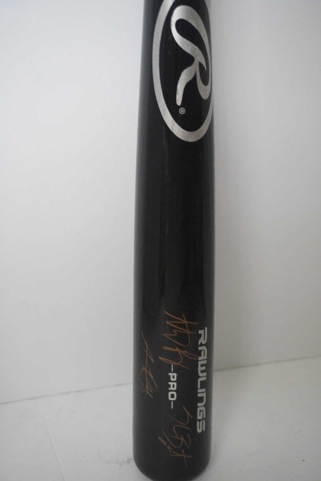 Chicago Cubs Anthony Rizzo, Addison Russell, Kris Bryant big stick bat signed with proof