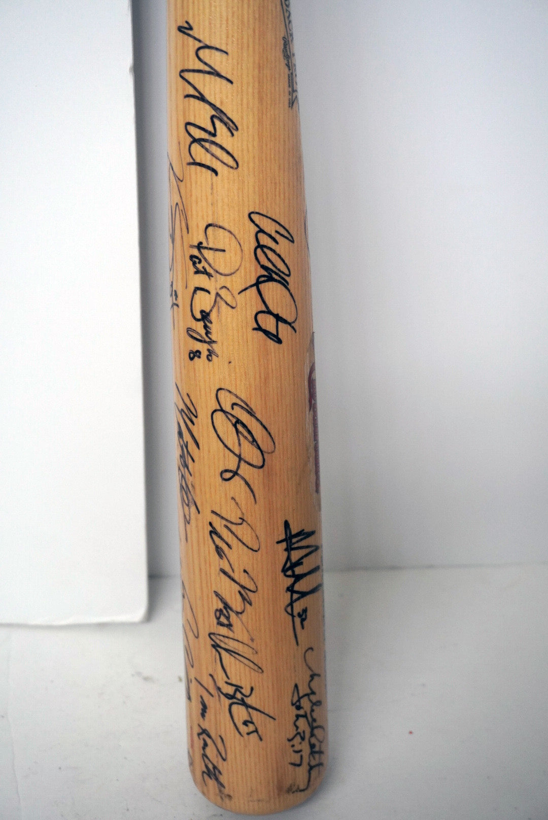 St. Louis Cardinals 2011 World Series Signature Art Bat