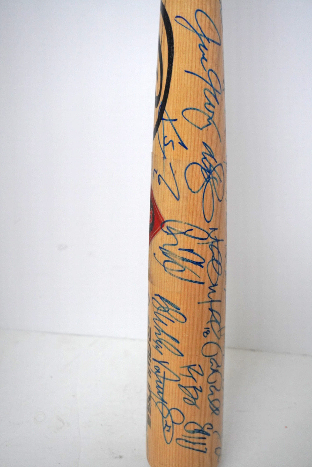 Mookie Betts, Xander Bogaerts, Boston Red Sox World Champions team signed bat with proof