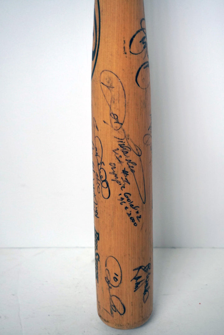 Steve Garvey, Gary Sheffield, Felix Hernandez, Steve Yeager, Ken Griffey Sr, Ryne Sandberg, Ron Cey baseball bat with proof - Awesome Artifacts 